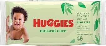 HUGGIES NATURAL CARE ALOE VERA CLEANSING WIPES