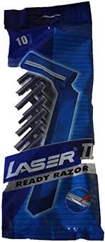 LASER II TWIN BLADE MEN 10 PC